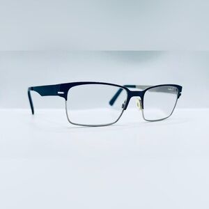 Randy Jackson Silver Oval Sunglasses Frames Only